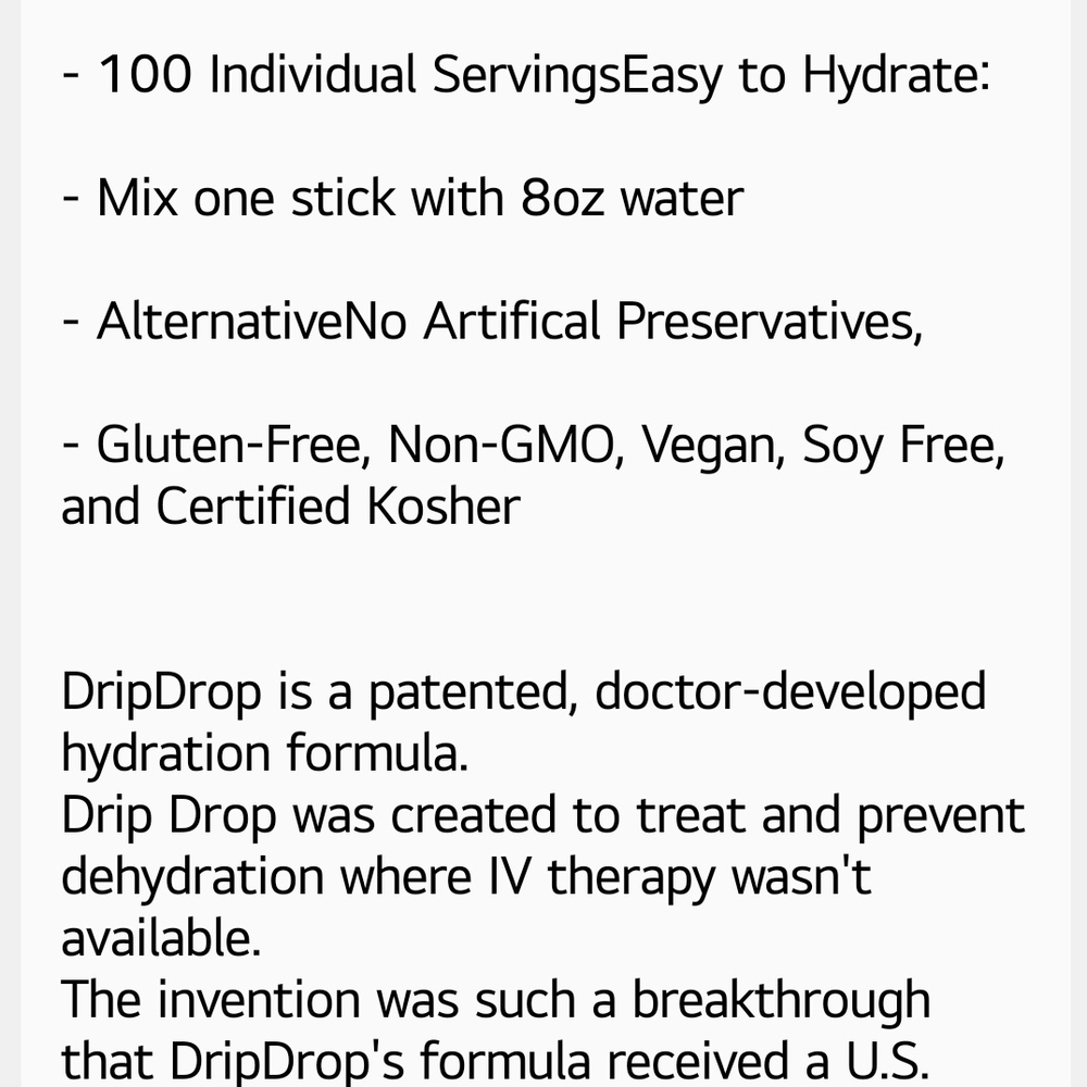 DripDrop Box Of 100 - Picture 2 of 6